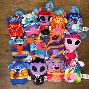 Cows Vs. Aliens Plush Bean Bag Bundle set of 13